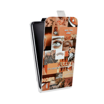 Дизайнерский вертикальный чехол-книжка для Huawei P10 Lite Коллаж (на заказ)