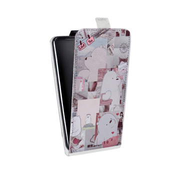 Дизайнерский вертикальный чехол-книжка для Iphone x10 Коллаж (на заказ)