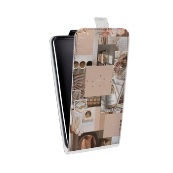 Дизайнерский вертикальный чехол-книжка для Samsung Galaxy S6 Edge Коллаж (на заказ)