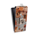 Дизайнерский вертикальный чехол-книжка для Huawei P Smart Z Коллаж