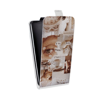 Дизайнерский вертикальный чехол-книжка для Huawei Honor 10X Lite Коллаж (на заказ)
