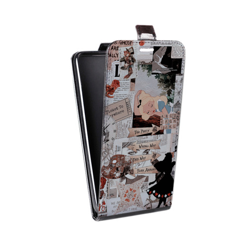 Дизайнерский вертикальный чехол-книжка для Asus ZenFone 4 Max Коллаж