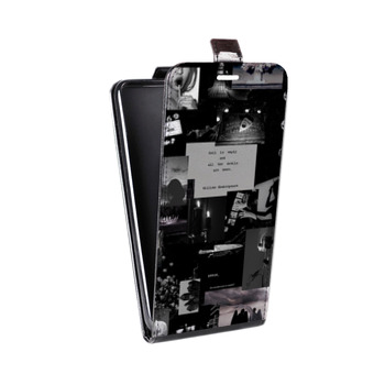 Дизайнерский вертикальный чехол-книжка для Huawei P30 Pro Коллаж (на заказ)