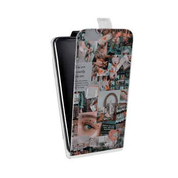 Дизайнерский вертикальный чехол-книжка для ASUS ZenFone 5 ZE620KL Коллаж (на заказ)