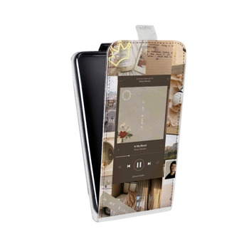 Дизайнерский вертикальный чехол-книжка для Samsung Galaxy Note 5 Коллаж (на заказ)