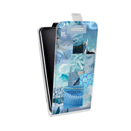 Дизайнерский вертикальный чехол-книжка для LG L70 Коллаж