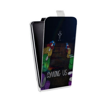 Дизайнерский вертикальный чехол-книжка для HTC Desire 300 Among Us (на заказ)
