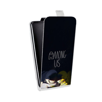 Дизайнерский вертикальный чехол-книжка для Samsung Galaxy Note 2 Among Us (на заказ)