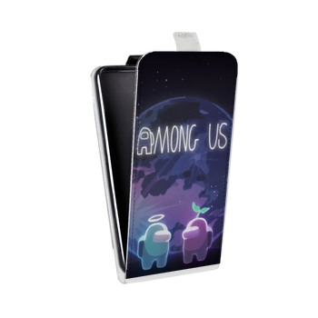 Дизайнерский вертикальный чехол-книжка для Realme 5 Pro Among Us (на заказ)