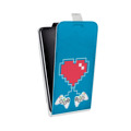 Дизайнерский вертикальный чехол-книжка для Motorola Moto E5 День Святого Валентина