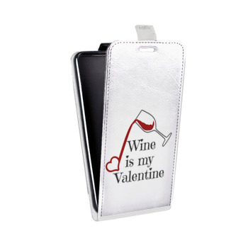 Дизайнерский вертикальный чехол-книжка для Iphone 6/6s День Святого Валентина (на заказ)