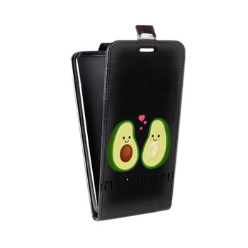 Дизайнерский вертикальный чехол-книжка для Iphone 7 Парочка Авокадо (на заказ)