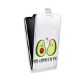 Дизайнерский вертикальный чехол-книжка для Iphone 11 Pro Max Парочка Авокадо