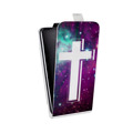 Дизайнерский вертикальный чехол-книжка для Samsung Galaxy Grand Мир крестов