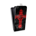 Дизайнерский вертикальный чехол-книжка для HTC Desire 601 Мир крестов