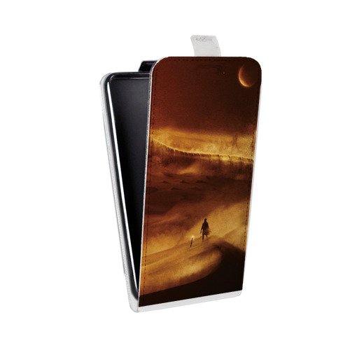 Дизайнерский вертикальный чехол-книжка для Nokia Lumia 1320 Дюна 2021