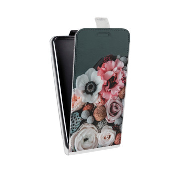 Дизайнерский вертикальный чехол-книжка для Sony Xperia E4g Женские приныты (на заказ)