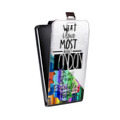 Дизайнерский вертикальный чехол-книжка для Nokia 8 Городские символы