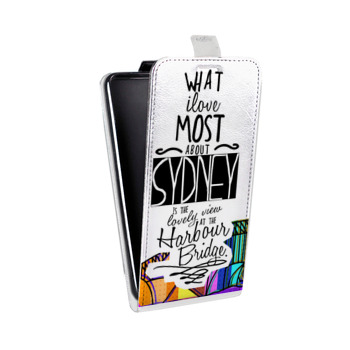 Дизайнерский вертикальный чехол-книжка для Samsung Galaxy S6 Edge Городские символы (на заказ)