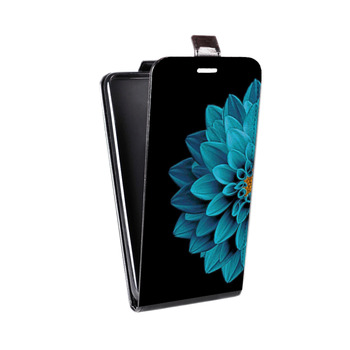 Дизайнерский вертикальный чехол-книжка для Samsung Galaxy S6 Edge Цветок  (на заказ)