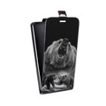 Дизайнерский вертикальный чехол-книжка для Iphone 11 Pro Max Схватка медведей