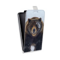 Дизайнерский вертикальный чехол-книжка для Iphone 11 Pro Медведь