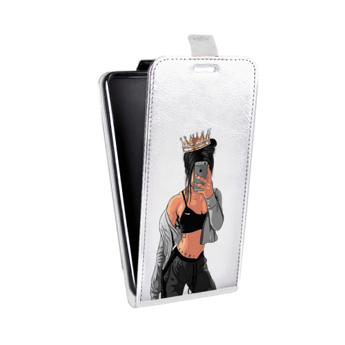 Дизайнерский вертикальный чехол-книжка для HTC Desire 601 Женские принты