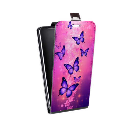 Дизайнерский вертикальный чехол-книжка для Xiaomi Mi5C Бабочки
