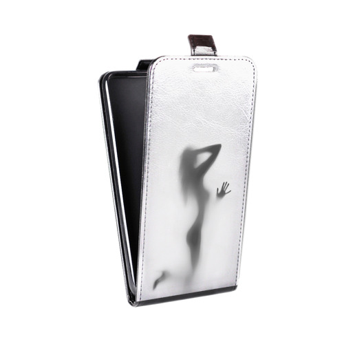 Дизайнерский вертикальный чехол-книжка для HTC Desire 601 Силуэт