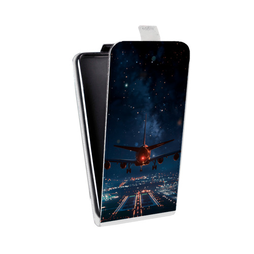 Дизайнерский вертикальный чехол-книжка для HTC Desire 601 самолет