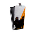 Дизайнерский вертикальный чехол-книжка для HTC Desire 601 Контер страйк Counter strike