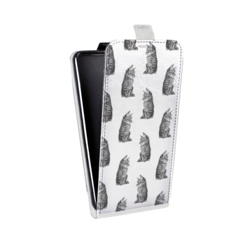 Дизайнерский вертикальный чехол-книжка для OnePlus 6T Пастельные узоры (на заказ)