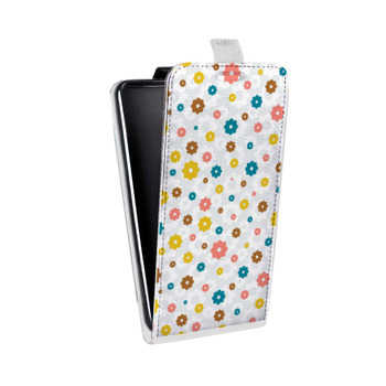Дизайнерский вертикальный чехол-книжка для Samsung Galaxy Core Lite Полевой ковер (на заказ)