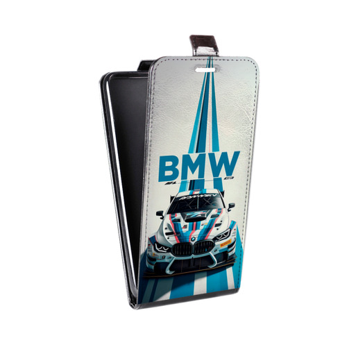 Дизайнерский вертикальный чехол-книжка для Nokia 5.1 БМВ BMW