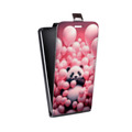 Дизайнерский вертикальный чехол-книжка для HTC Desire 601 Панда