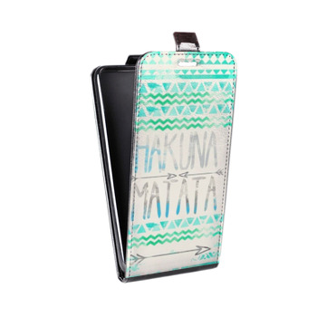 Дизайнерский вертикальный чехол-книжка для Huawei P9 Lite Пастельные узоры (на заказ)
