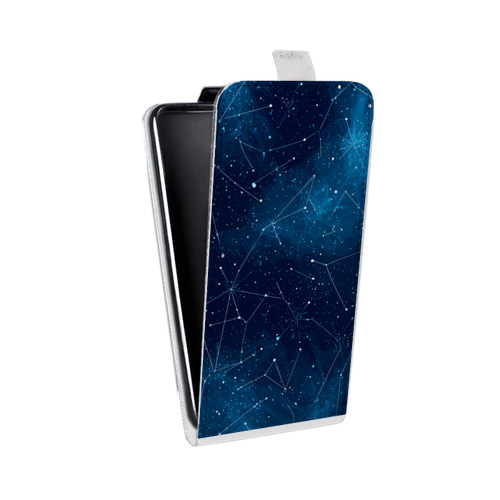 Дизайнерский вертикальный чехол-книжка для HTC Desire 601 Космос звезды