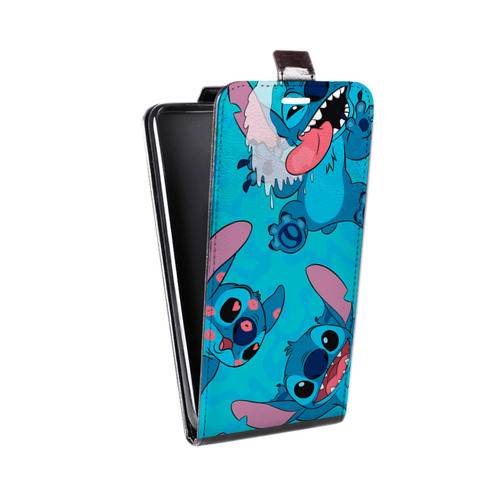 Дизайнерский вертикальный чехол-книжка для HTC Desire 601 Лило и Стич