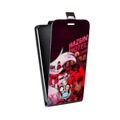 Дизайнерский вертикальный чехол-книжка для HTC Desire 601 Hazbin Hotel Отель Хазбин