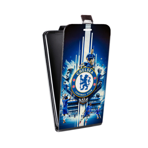 Дизайнерский вертикальный чехол-книжка для HTC Desire 12 Chelsea Челси