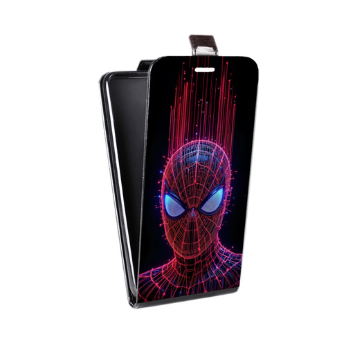 Дизайнерский вертикальный чехол-книжка для HTC Desire 601 Spiderman Человек паук