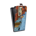 Дизайнерский вертикальный чехол-книжка для HTC Desire 12 Столичные зарисовки