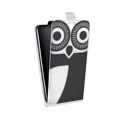 Дизайнерский вертикальный чехол-книжка для HTC Desire 601 Совы минимализма