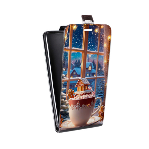 Дизайнерский вертикальный чехол-книжка для Doogee BL5000 Новый год