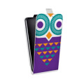 Дизайнерский вертикальный чехол-книжка для HTC Desire 601 Совы минимализма