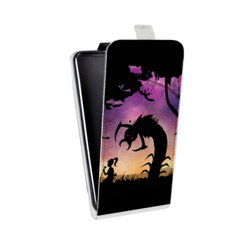 Дизайнерский вертикальный чехол-книжка для Iphone 7 Plus / 8 Plus Фантастические силуэты (на заказ)