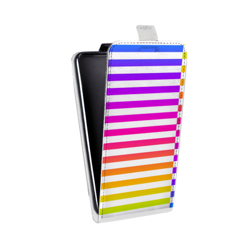 Дизайнерский вертикальный чехол-книжка для HTC Desire 601 Динамические полосы