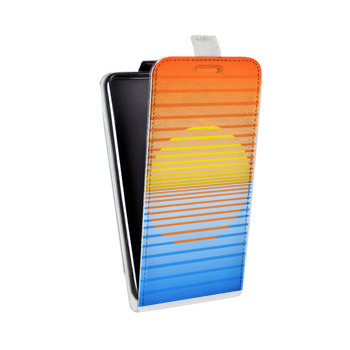 Дизайнерский вертикальный чехол-книжка для Samsung Galaxy S6 Edge Динамические полосы (на заказ)