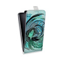 Дизайнерский вертикальный чехол-книжка для HTC Desire 601 Картонные краски