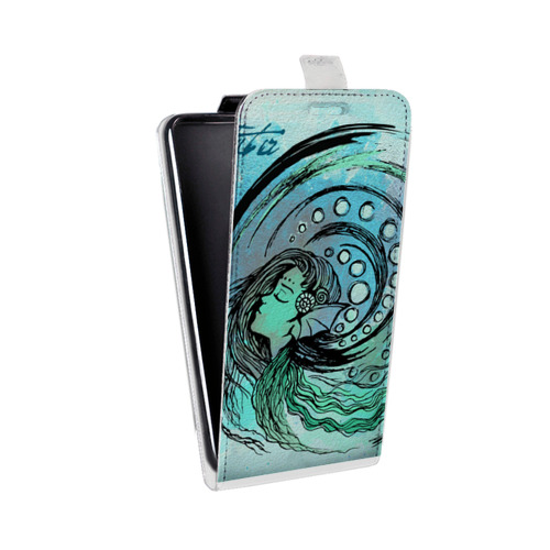 Дизайнерский вертикальный чехол-книжка для HTC Desire 601 Картонные краски